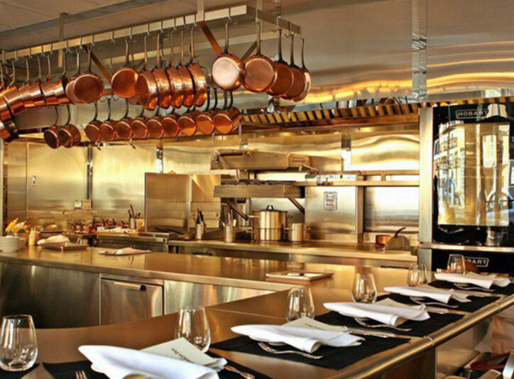 The Chefs table at Brooklyn Fare